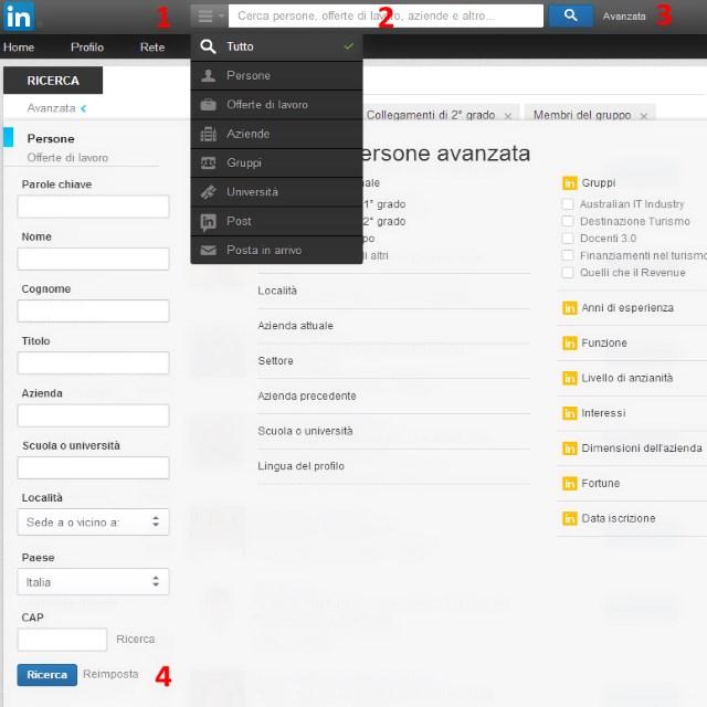 LinkedIn fai Rete: Importa Contatti, Ricerca Avanzata, Gruppi, Segui Aziende 1