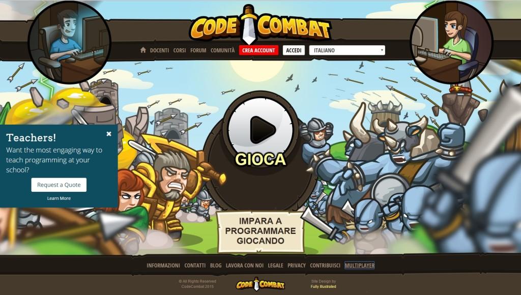 CodeCombat.com Home Page
